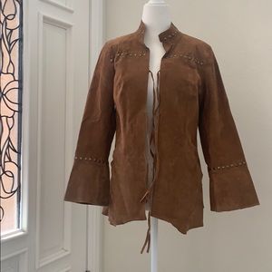 Suede leather women’s jacket by Chi by Faichi